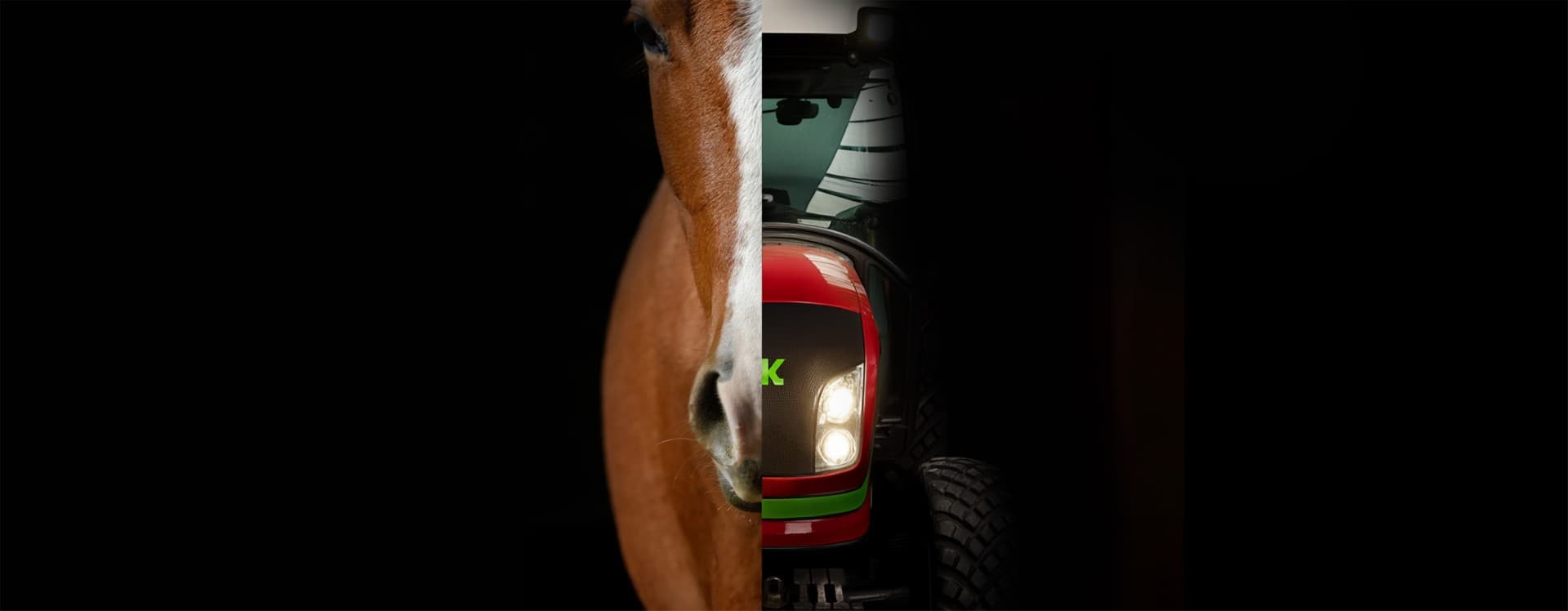 Koń i traktor – zdjęcie hero